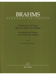 Johannes Brahms: Variations and Fugue on a Theme by Handel (noty na klavír)