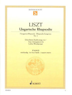 Franz Liszt: Ungarische Rhapsodie No.2 (noty na čtyřruční klavír)