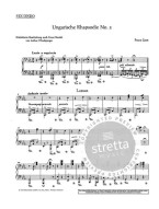 Franz Liszt: Ungarische Rhapsodie No.2 (noty na čtyřruční klavír)