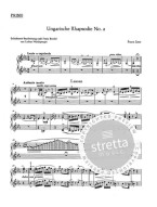 Franz Liszt: Ungarische Rhapsodie No.2 (noty na čtyřruční klavír)