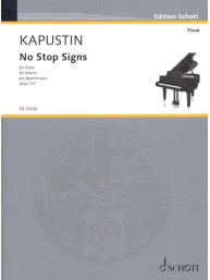 Nikolaj Kapustin: No Stop Signs op. 114 (noty na klavír)