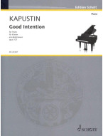 Nikolaj Kapustin: Good Intention op. 137 (noty na klavír)