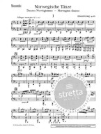 Edvard Grieg: Norwegian Dances (noty na čtyřruční klavír)