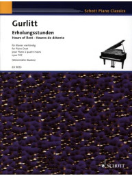 Cornelius Gurlitt: Hours of Rest op. 102 (noty na čtyřruční klavír)