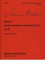 Johannes Brahms: Sonata in G major op. 78 (noty, housle, klavír)