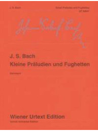 Johann Sebastian Bach: Little Preludes And Fugues (noty pro klavír)