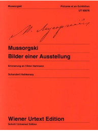 M.P. Musorgskij: Bilder Einer Ausstellung (noty na klavír)