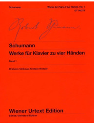 Robert Schumann: Works For Piano 4 Hands Vol. 1 (noty na čtyřruční klavír)