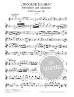 Franz Schubert: Trockne Blumen D 802 / op. posth. 160 (noty na příčnou flétnu, klavír)