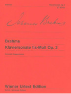 Johannes Brahms: Sonate F sharp major Opus 2 (noty na klavír)