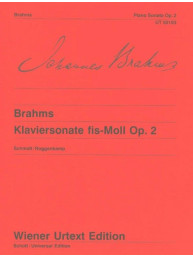 Johannes Brahms: Sonate F sharp major Opus 2 (noty na klavír)