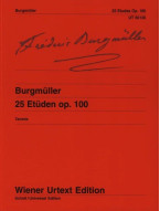 Friedrich Burgmüller: Etudes Opus 100 (noty na klavír)