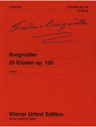 Friedrich Burgmüller: Etudes Opus 100 (noty na klavír)