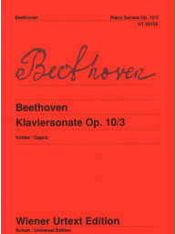Ludwig van Beethoven: Piano Sonata - D major Op. 10/3 (noty na klavír)