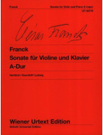 César Franck: Sonata in A Major (noty na housle, klavír)