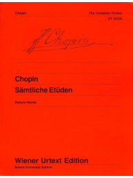 Frédéric Chopin: Complete Etudes op. 10 + op. 25 (noty na klavír)