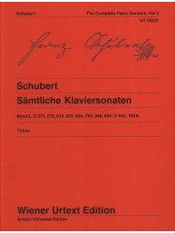 Franz Schubert: Complete Piano Sonatas Vol. 2 (noty na klavír)