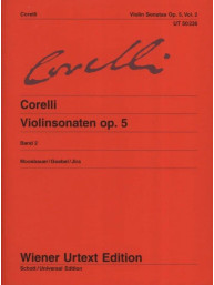 Arcangelo Corelli: Violin Sonatas 2 op. 5 (noty na violu, klavír)
