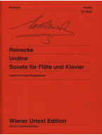 Carl Reinecke: Sonate Undine Opus 167 (noty na příčnou flétnu, klavír)
