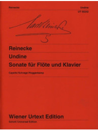 Carl Reinecke: Sonate Undine Opus 167 (noty na příčnou flétnu, klavír)