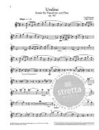 Carl Reinecke: Sonate Undine Opus 167 (noty na příčnou flétnu, klavír)