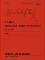 Johann Sebastian Bach: Sonatas And Partitas BWV 1001-1006 (noty na housle)