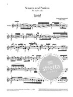Johann Sebastian Bach: Sonatas And Partitas BWV 1001-1006 (noty na housle)