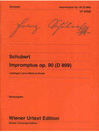 Franz Schubert: Impromptus op. 90 / D 899 (noty na klavír)