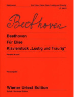 Ludwig van Beethoven: Für Elise und Klavierstück Lustig - Traurig (noty na klavír)