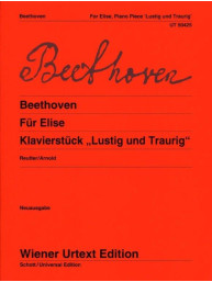Ludwig van Beethoven: Für Elise und Klavierstück Lustig - Traurig (noty na klavír)