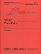 Frédéric Chopin: Etude In E Major (noty na klavír)