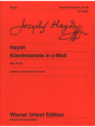 Joseph Haydn: Piano Sonata C Minor Hob XVI:20 (noty pro klavír)