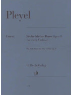 Ignaz Josef Pleyel: Six little Duets op. 8 (noty na housle)