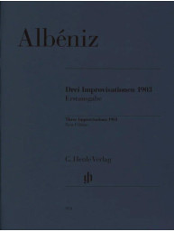 Isaac Albéniz: Three Improvisations 1903 (noty na klavír)