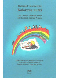 Romuald Twardowski: The Little Coloured Notes (noty na housle, klavír)