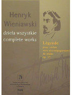 Henryk Wieniawski: Legende Op. 17 (noty na housle, klavír)