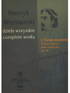 Henryk Wieniawski: L'Ecole Moderne Op. 10 (noty na housle)