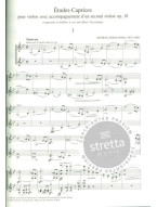 Henryk Wieniawski: Etudes Caprices (noty na housle)