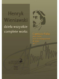 Henryk Wieniawski: Capriccio-Valse Op. 7 (noty pro housle, klavír)