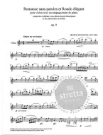 Henryk Wieniawski: Romance sans paroles et Rondo élégant op. 9 (noty na housle, klavír)