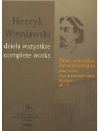 Henryk Wieniawski: Deux Mazurkas Caracteristiques Op. 19 Vol. 21 (noty na housle, klavír)