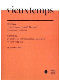Henri Vieuxtemps: Romance on a theme from opera Halka (noty na housle, klavír)