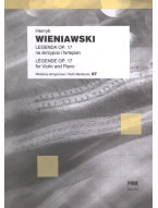 Henryk Wieniawski: Legend Op 17 (noty na housle, klavír)