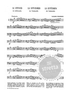 Kazimierz Wilkomirski: 12 Studies In 1st Position (noty na violoncello)