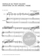 Henryk Wieniawski: Variations On An Original Theme Op. 15 (noty na housle, klavír)