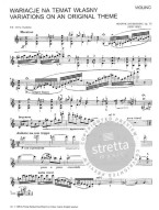 Henryk Wieniawski: Variations On An Original Theme Op. 15 (noty na housle, klavír)