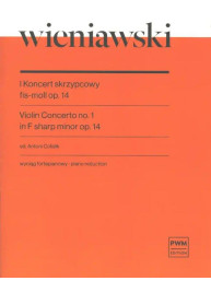 Henryk Wieniawski: Violin Concerto N 1 In F Sharp Minor (noty na housle, klavír)