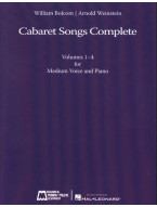 William Bolcom: Cabaret Songs Complete Vol. 1-4 - Medium Voice (noty na klavír, zpěv)