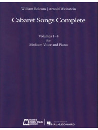 William Bolcom: Cabaret Songs Complete Vol. 1-4 - Medium Voice (noty na klavír, zpěv)
