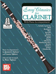 Easy Classics (noty na klarinet, klavír)(+audio)